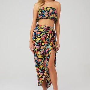 Show Me Your MuMu Fruity Wrap Me Up Resort Two Piece Fruit Skirt Set SMYM Summer